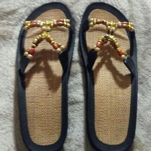 Beaded sandals